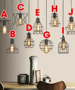 Đèn thả trần Retro Rọ sắt | HPA Lighting - A